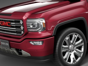 GMC Sierra 2016 3D 模型