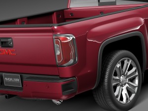 GMC Sierra 2016 3D 模型