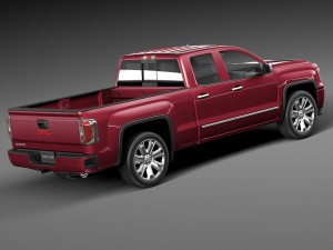 GMC Sierra 2016 3D 模型