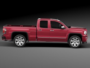 GMC Sierra 2016 3D 模型