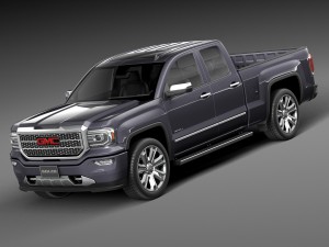 GMC Sierra Denali 2016 3D Model