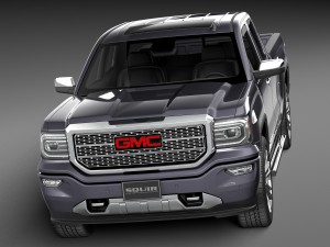 GMC Sierra Denali 2016 3D Model