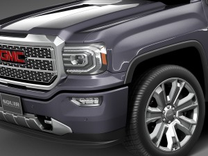 GMC Sierra Denali 2016 3D Model