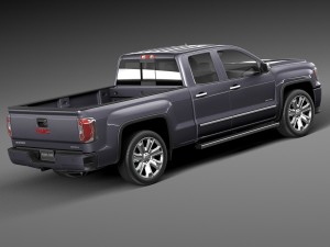 GMC Sierra Denali 2016 3D Model