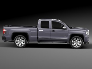 GMC Sierra Denali 2016 3D Model