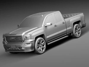GMC Sierra Denali 2016 3D Model