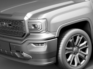GMC Sierra Denali 2016 3D Model
