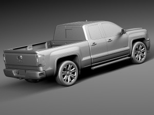 GMC Sierra Denali 2016 3D Model