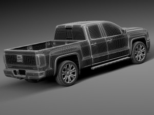 GMC Sierra Denali 2016 3D Model