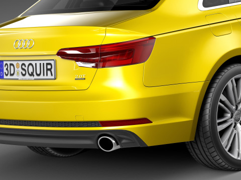 Audi A4 S-line Sedan 2016 3Dモデル