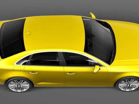 Audi A4 S-line Sedan 2016 3D Model