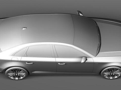 Audi A4 S-line Sedan 2016 3Dモデル