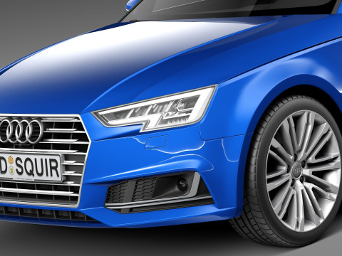Audi A4 S-line Avant 2016 Modelo 3D