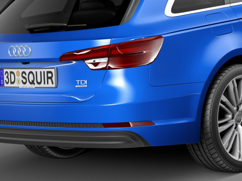 Audi A4 S-line Avant 2016 Modelo 3D