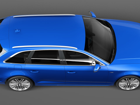 Audi A4 S-line Avant 2016 Modelo 3D