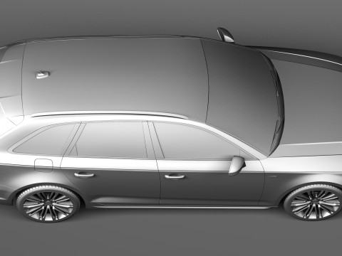 Audi A4 S-line Avant 2016 Modelo 3D