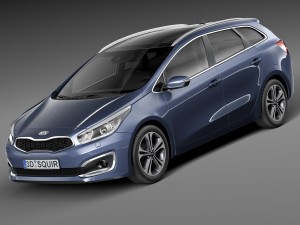 Kia Ceed SW 2016 Modelo 3D