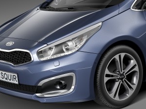 Kia Ceed SW 2016 Modelo 3D