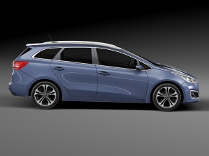 Kia Ceed SW 2016 Modelo 3D