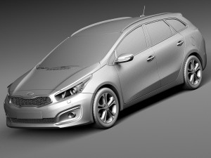 Kia Ceed SW 2016 Modelo 3D