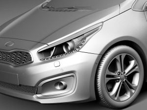 Kia Ceed SW 2016 Modelo 3D