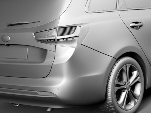 Kia Ceed SW 2016 Modelo 3D