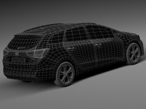 Kia Ceed SW 2016 Modelo 3D