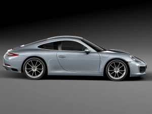 Porsche 911 Carrera Coupe 2016 3D Model