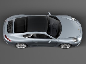 Porsche 911 Carrera Coupe 2016 3D Model