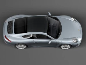 Porsche 911 Carrera Coupe 2016 3D Model