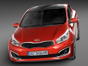 Kia Pro Ceed 2016 3D मॉडल