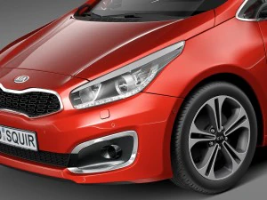 Kia Pro Ceed 2016 3D Model