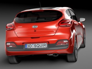 Kia Pro Ceed 2016 3D मॉडल