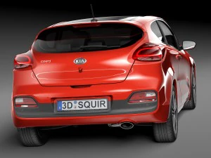 Kia Pro Ceed 2016 3D Model