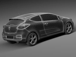 Kia Pro Ceed 2016 3D Model