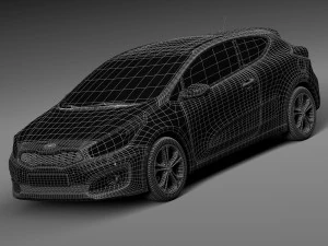 Kia Pro Ceed 2016 3D Model