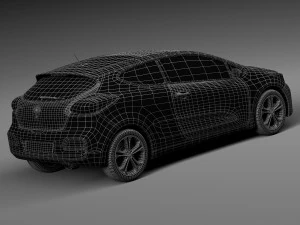 Kia Pro Ceed 2016 3D Model