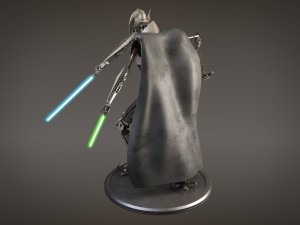 Star Wars General Grievous Rigged for 3dsmax 3D Modell