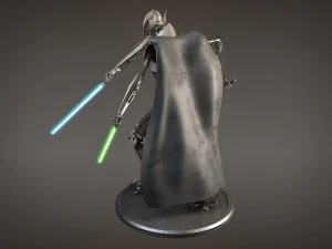 Star Wars General Grievous Rigged for 3dsmax 3D Model
