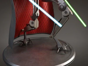 Star Wars General Grievous Rigged for 3dsmax 3D Model