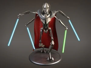 Star Wars General Grievous Rigged for 3dsmax 3D Model
