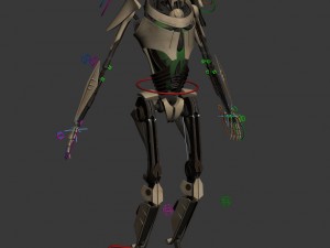 Star Wars General Grievous Rigged for 3dsmax 3D Modell