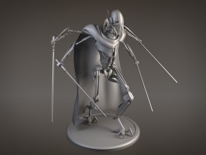 Star Wars General Grievous Rigged for 3dsmax 3D Modell