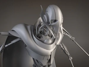Star Wars General Grievous Rigged for 3dsmax 3D Model