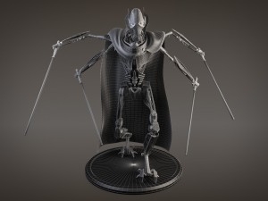 Star Wars General Grievous Rigged for 3dsmax 3D Modell