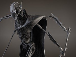 Star Wars General Grievous Rigged for 3dsmax 3D Modell