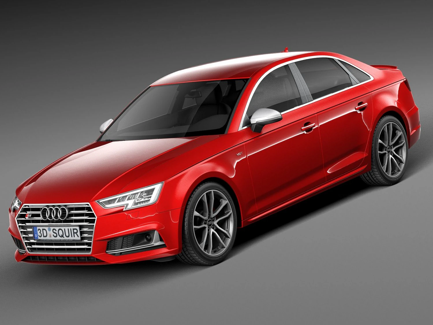 Audi S4 Sedan 2017 3D Model .c4d .max .obj .3ds .fbx .stl .blend 