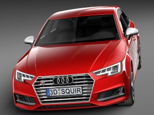 Audi S4 Sedan 2017 3D मॉडल