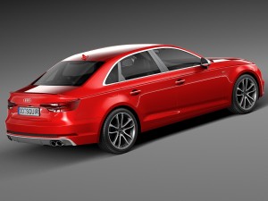 Audi S4 Sedan 2017 3D मॉडल