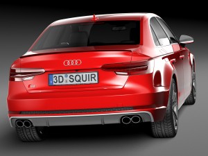 Audi S4 Sedan 2017 3D मॉडल